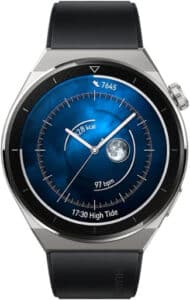 HUAWEI WATCH GT 3 Pro 46mm Montres Connectées avec ECG, Noir, GPS, Suivi de la santé en continu, Jusqu'à 14 jours d'autonomie, Charge sans fil, 100+ Modes Sport, Compatible avec iPhone et Android